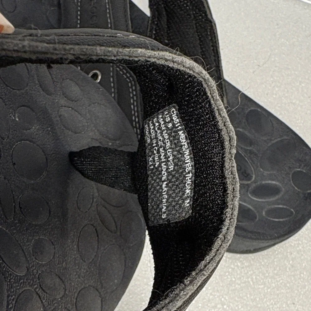 Black at Rockport‎ unisex men’s 8 women’s 9.5-10 Sandals Stitch Detailing box 21